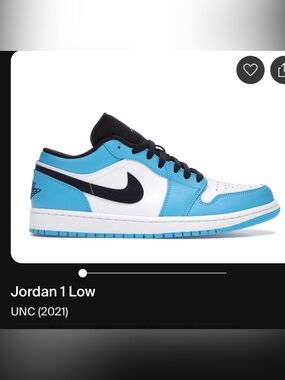 Jordan 1 low UNC
